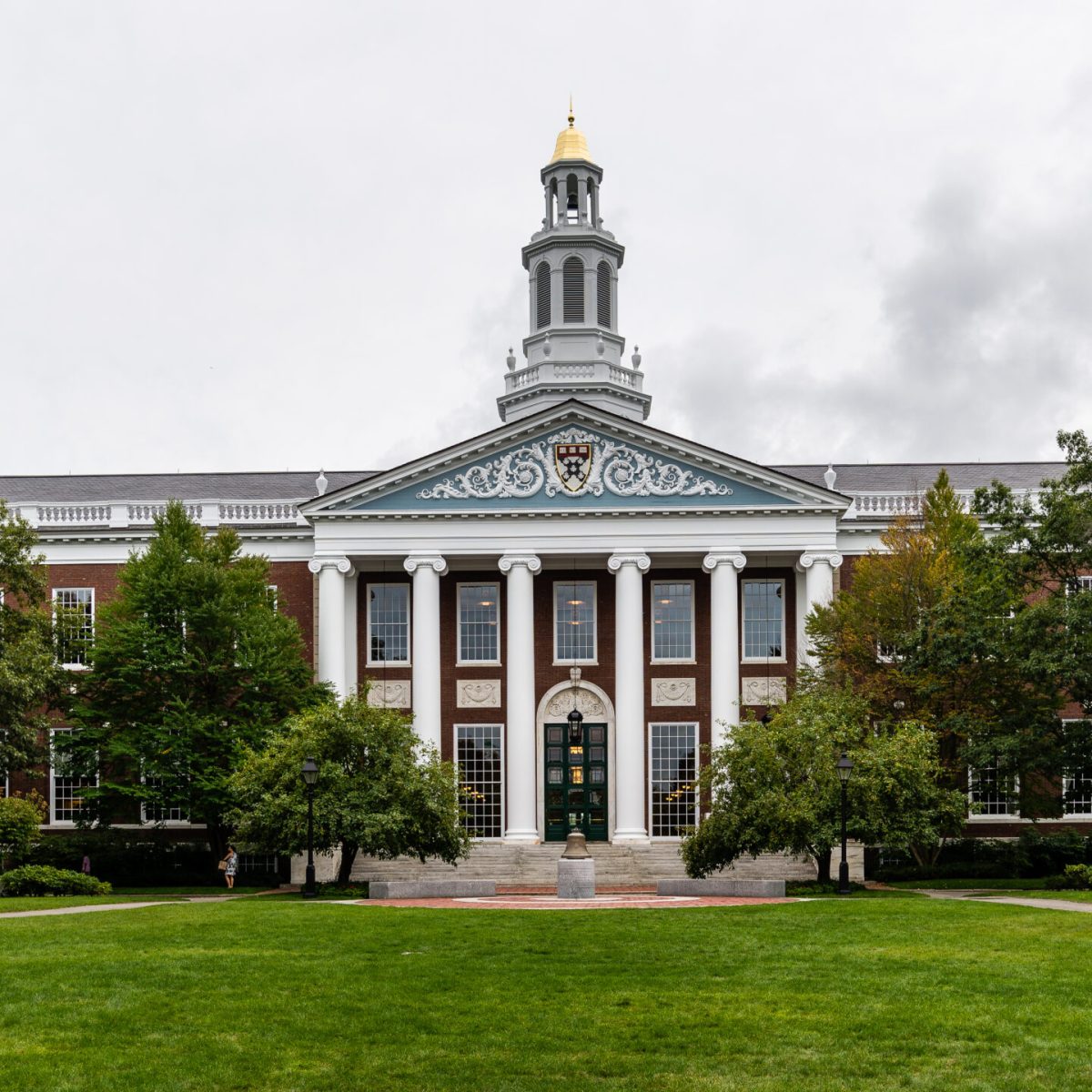Harvard,Business,School.,The,North,Facade,Of,The,Baker,Library